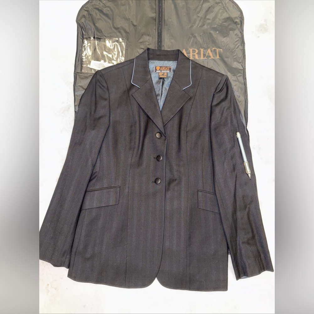 Ariat Women's Black Pinstripe Blazer